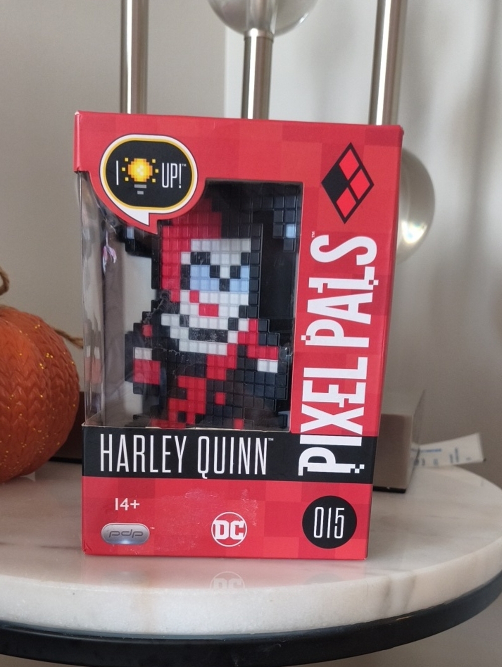 DC Comics Harley Quinn Pixel Pals Figure - Red, Black & White